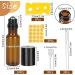 Ailvor 24pcs Essential Oils Roller Bottles 5ml Roll on Bottles with Stainless Steel Ball Glass Roller Bottles with Bottle Opener Dropper Pipette Label for Essential Oils Fragrance Aromatherapy Brown 24 Pack 5ml - Buy Online on GoSupps.com