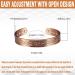 Magnetic Therapy Arthritis Bracelet | Pure Copper Men's Bracelet for Pain Relief | Alleviate Arthritis & Carpal Tunnel - Buy Online on GoSupps.com