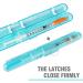 Medarchitect PSC Portable Insulin Prefilled Syringe Case for Diabetes - Light Blue Transparent+Solid Purple (2 Count) - Buy Online on GoSupps.com