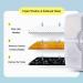 Cat Water Fountain Filters - Pack of 16/12/10/8 Replacement Filters for Flower Cap Fountain - 3 Filtration System, Square Design - Includes 10 Filters and 5 Sponges - Buy Online on GoSupps.com