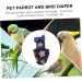 BCOATH Parrot Diaper - Reusable Bird Flying Suit & Nappies for Parakeets & Cockatiels | Perfect Flight Costume & Pee Pad - Buy Online on GoSupps.com