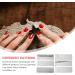 Christmas Nail Art Stamping Plates - 6-Piece Santa Reindeer & Snowflake DIY Manicure Templates for Winter Vacation - Buy Online on GoSupps.com