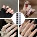 Kungfu Mall AB Nail Crystals Clear Rhinestones Black and White and Art Rhinestones with Pick Up Tweezer and Rhinestone Picker Dotting Pen Nail Art Tools for Crafts Nail and Face Black and Whtie - Buy Online on GoSupps.com
