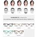 LANOMI Cat Eye Reading Glasses for Women - Fashionable Lightweight Visual Aid Strength 3.0x - Order Internationally! - Buy Online on GoSupps.com