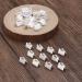 Craftdady 100Pcs Silver Ribbon End 8x6mm - Cord End Fastener Clasps for Leather Jewelry - Buy Online on GoSupps.com