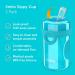 Smilo Sippy Cup 2 Pack for Toddlers (1+ years) - Spill Proof, Fold-Away Silicone Spout - 8.5 oz Capacity - BPA-Free - Made in USA - Aqua & Green/Blue - 2 Pack - Buy Online on GoSupps.com