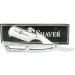 Jack Shaver Cut Throat Razor Kit Professional Barber Razor for Men Shavette With Leather Cover Premium Straight Edge Razor Quality Edge Moustache-Silver - Buy Online on GoSupps.com