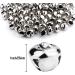 Augshy 120 Pcs 1 Inch Christmas Silver Jingle Bells - Festive Decorative Ornaments - Buy Online on GoSupps.com
