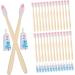 200 Disposable Toothbrushes Set - Travel-Friendly Waterproof Toothbrushes for School & Office | Multi-Color Pack - Buy Online on GoSupps.com