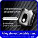 Mini Electric Shaver - Portable Waterproof Razor Ideal Gift for Men | Rotating Magnetic Head Wet & Dry Use - Buy Online on GoSupps.com