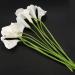 Buy PHTOIT Calla Lily 10 Head Latex Real Touch KC51 White - Premium Quality Artificial Flowers for International Shipping - Buy Online on GoSupps.com