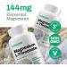 Vitasave Magnesium L-Threonate | 144mg Elemental Magnesium | Super Absorption - Energy Metabolism - Supports Muscle Function | Non-GMO Vegan-Friendly 120 Capsules per Bottle - Made in Canada - Buy Online on GoSupps.com