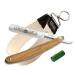Professional razor-set made in Germany string string pine and olive wood beard knife from Solingen-traditional razor set beard care for men ideal for shaving and trimming