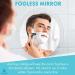 Fogless Shower Mirror with Suction Cup - Perfect for Makeup and Shaving (White) - Buy Online on GoSupps.com