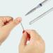VOCOSTE Long Spiral-M Flame Blast Nail Drill Bit Stainless Steel Silver Tone - Buy Online on GoSupps.com