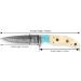 Handmade Perkin Damascus Hunting Knife | Bone & Turquoise Handle | Premium Quality Outdoor Tool - Buy Online on GoSupps.com