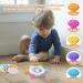 Shop Cldy Baby Teething Ring - Rudder Grasping Toy & Teething Aid for 3+ Months | 12 Cards 24 Patterns Rotating Fidget Spinner - Ideal Nursing Accessories - Buy Online on GoSupps.com
