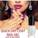Clear Nail Varnish Shiny Top Coat Gel Fast Drying Clear Nail Gel Polish - High Gloss Finish & Long-Lasting No Need UV/LED Lamp Cure Air Drying (8ml) Clear Top Coat - Buy Online on GoSupps.com