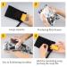 Travel Soap Saver Bag - 2 Pcs Exfoliating Soap Pouch for Shower | Black & Grey Mesh Bar Soap Bags - Buy Online on GoSupps.com