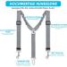 Slowton 2-in-1 Dog Car Seat Belt - Durable Adjustable Reflective Tangle-Free for Small Dogs - Gray - Buy Online on GoSupps.com