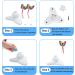 Suhaco Interactive Butterfly Cat Toy - Automatic Electric Rotating Kitten Toy for Indoor Cats - Funny Cat Teaser with Replacement Milk White - Buy Online on GoSupps.com
