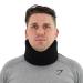 SOLACE BRACING Perfect Fit Neck Support - British Made Cervical Neck Collar Brace for Pain Relief - Black (17 x 2.5) - NHS Approved - Buy Online on GoSupps.com