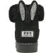 Yeeteepot Baby Winter Booties - Girls' Boys Snow Boots | Anti-Slip Ankle Plush Shoes | Soft Soled Toddler Indoor Flat Booties - 7.5 UK Child - Black - Buy Online on GoSupps.com