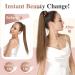 Elailite Human Hair Ponytail Extension Straight - Wrap Around Clip in Real Hair Ponytail 100% Remy Hair (#6 Light Brown 14 Inch) 14 Inch #6 Light Brown - Buy Online on GoSupps.com