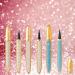 2021 Upgraded Self-adhesive Eyeliner - 2 in 1 Diamond Bling Glitter Liquid Eyeliner for Eye Makeup - No Glue, Non-Magnetic - Queen Gold - Buy Online on GoSupps.com