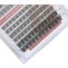 Cluster Eyelashes Different Style Individual Eyelashes Volume 10 16mm Length (A with B (150 Cluster)) - Buy Online on GoSupps.com