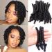 6 inch 20Strands/Pack Pre-twisted Passion Twists Crochet Braids hair Cute Short Spring Twist Crochet hair bob Pre Looped Spring Twist Hair 6packs Pretwisted Passion Twist Crochet Braids 6 Inch (Pack of 6) 1B