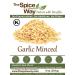 The Spice Way Minced Garlic - 8 oz | US Grown Dehydrated Garlic Flakes - Buy Online on GoSupps.com