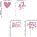 Pack of 24 Happy Mother's Day Cupcake Toppers Glitter Number 1 Mother Love Heart Cupcake Picks Best Mum Cake Decorations for Women Birthday Happy Mother's Day Theme Party Supplies Pink Pink 2 - Buy Online on GoSupps.com