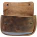 Hide & Drink Durable Leather Reflective Bike Pannier - Bourbon Brown - Buy Online on GoSupps.com