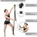 Stretch Strap with Door Anchor for Improved Leg Stretching - Perfect Home Equipment for Ballet, Dance, MMA, Yoga & Gymnastics - Includes Booklet & Box (Black) - Buy Online on GoSupps.com