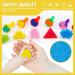 42Pcs Kids Paint Sponges Set - Craft Sponge Painting Shapes, EVA Stamper, Finger Paint Brushes - Foam Art Tools for Early Learning - Buy Online on GoSupps.com