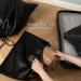 Dust Cover Storage Bags Set for Handbags and Shoes - 2 Pack Black Silk Cloth with Drawstring Pouch - 23.6 x 19.6 in - Buy Online on GoSupps.com