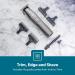 Geepas Rechargeable Beard Trimmer | Electric Stubble Hair Trimmer | LED Display 1200mAH Li-ion Battery 180 Mins Working Time| Waterproof Cordless Electric Trimmer Grey - Buy Online on GoSupps.com