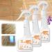 Multi-Purpose Gentle Formula Wood Cleaning Spray Powerful Degreasing Cleaner Spray 100ml Wood Cabinet Cleaner Kitchen Wood Cabinet Cleaner and Polish for Household Cleaning (3pcs)