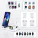 3 in 1 Portable Charging Station for Apple Products | Foldable Dock for iPhone/AirPods | Compatible with iWatch Series | Includes 15W Adapter | White - Buy Online on GoSupps.com