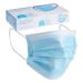 TouchGuard 3 Ply Type IIR Disposable Earloop Face Masks Dust Protection Breathable Masks with Nose Clip bag of 20 20 Count (Pack of 1)