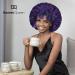 Bonnet Queen Satin Silk Sleeping Cap - Adjustable Night Hair Care Protection for Curly Long Hair - Mr. Bonnarhauben - Smooth & Breathable - Dark Lilac - Buy Online on GoSupps.com