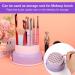 Makeup Brush Cleaner Bowl 6x5x3 Inch Cosmetic Brush Cleaning Mat Silicone 2 in 1 Makeup Brush Washing Bowl Drying Holder Stand Multifunctional Cleaner Basket for Girls Women (Purple) - Buy Online on GoSupps.com