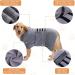 Pettom Dog Bathrobe - Microfiber Quick-Drying Dog Bumper for Medium to XXL Dogs | Gray - Buy Online on GoSupps.com