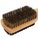 Double-Sided Beard Brush with Wooden Handle | Premium Shaving & Facial Hair Comb for Men - Buy Online on GoSupps.com