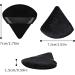 12 Piece Black Velvet Triangle Powder Puff Set for Daily Makeup - Soft, Reusable, Dry/Wet Makeup Puffs for Loose Powder, Foundation, and Cream Blush - Buy Online on GoSupps.com