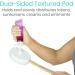 Vive Lotion Applicator Replacement Pads (6 Pack) - Long Reach Handle Shower Scrubber for Self-Back Application - Bath Brush for Skin Cream, Suntan, Tanning, Aloe - Men, Women - Buy Online on GoSupps.com