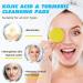 Kojic acid turmeric cleaning tablet mildly balances water and oil to relieve acne patch and blackhead/Turmeric Cleansing Pads for Dark Spots Kojic Acid and Turmeric Cleansing Pads for Face - Buy Online on GoSupps.com