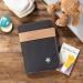 Luxdag Changing Bag with Zip - Stylish Dark Gray Diaper Bag for On-the-Go - Compartments for Diapers & Wet Wipes - International Shipping Available - Buy Online on GoSupps.com