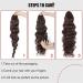Ponytail Extension 24 Inch Long Body Wavy Ponytail Hair Extension Heat Resistant Synthetic Drawstring Ponytail Hairpieces Clip-In Curly Wavy Hair Extensions for Women Ponytail Hairpiece for Women (C 24inches 1B - Buy Online on GoSupps.com